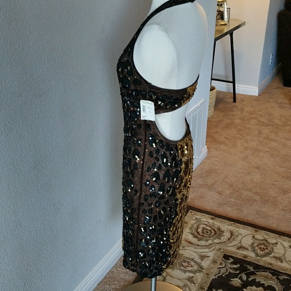 Tadashi sequin/beaded sz m dress NWT. - Picture 4 of 8